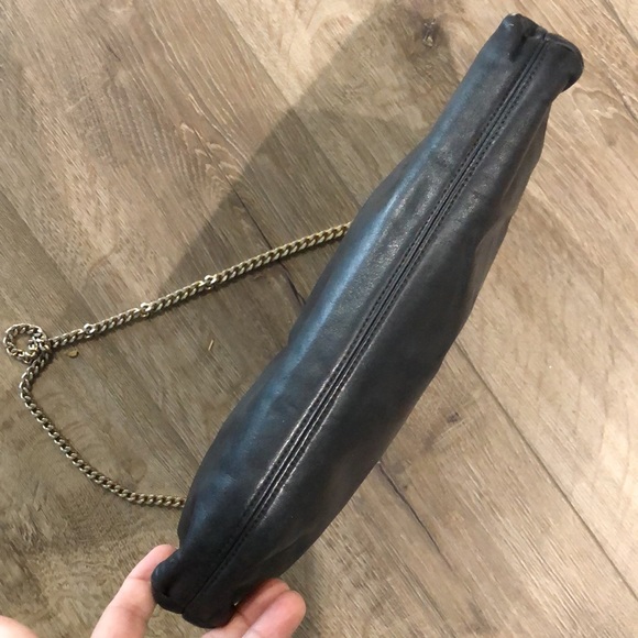 Vintage MORRIS MOSKOWITZ Leather Shoulder Bag or Large Clutch - Picture 7 of 10